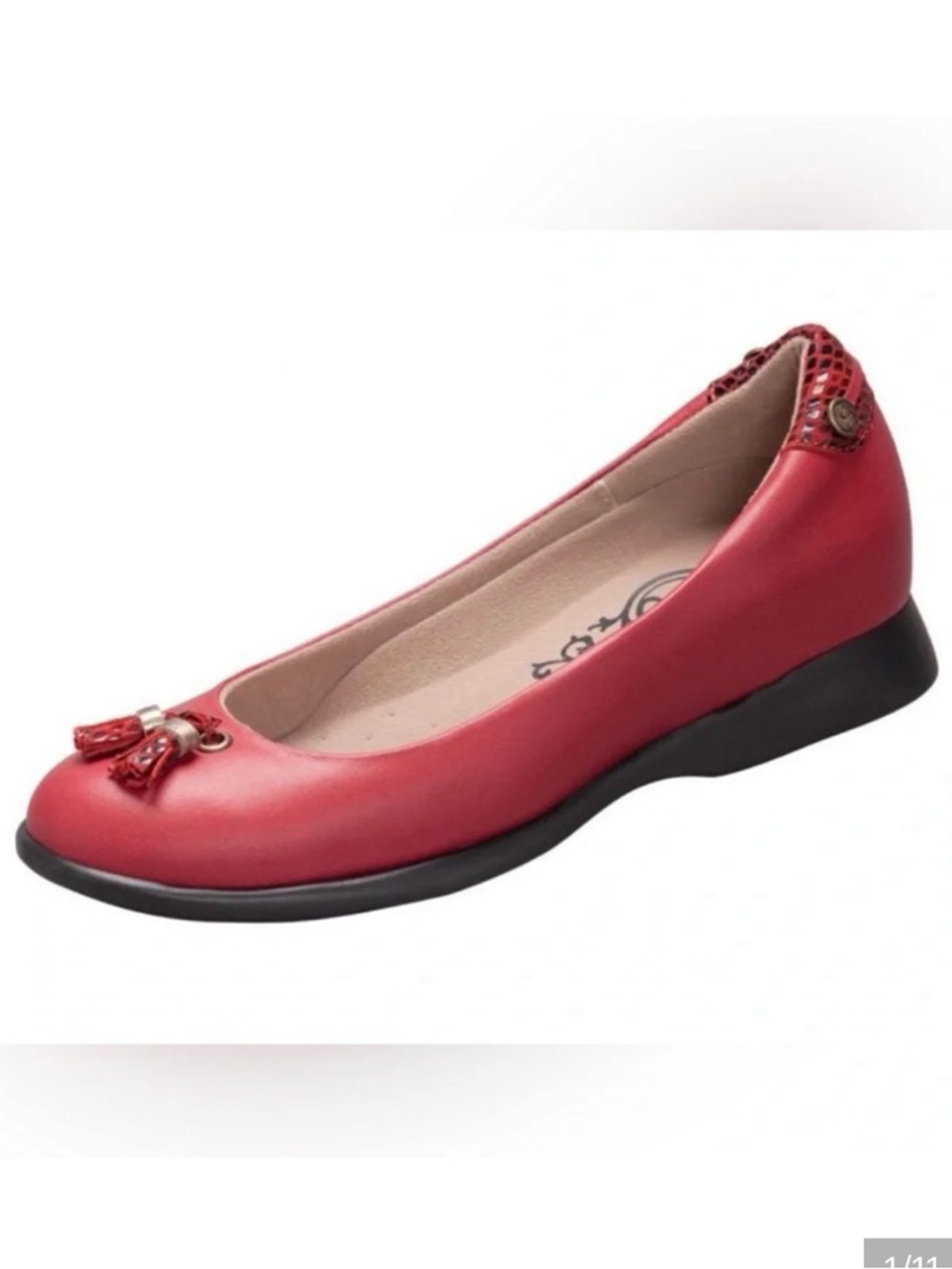 Sandbaggers Women’s Tassel Toe Scarlet Red Golf Shoes Size 8.5‎ Comfort Leather